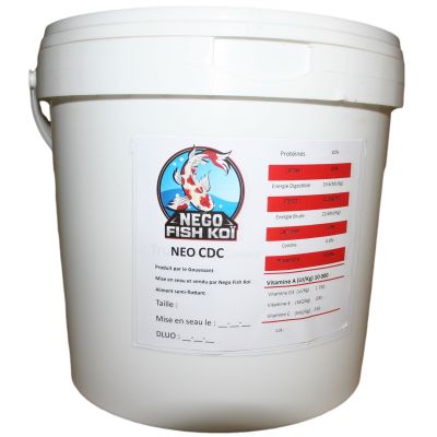 seau de 12L aliment aquaponie spécial  truite